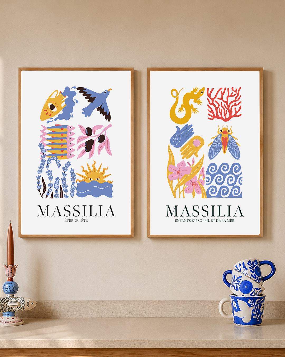 Affiche  Marseille / MASSILIA - Éternel Été uni RJB