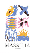 Affiche  Marseille / MASSILIA - Éternel Été uni RJB