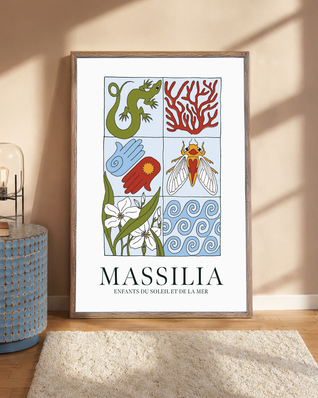 Affiche MASSILIA Enfants du soleil et de la mer