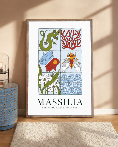 Affiche MASSILIA Enfants du soleil et de la mer