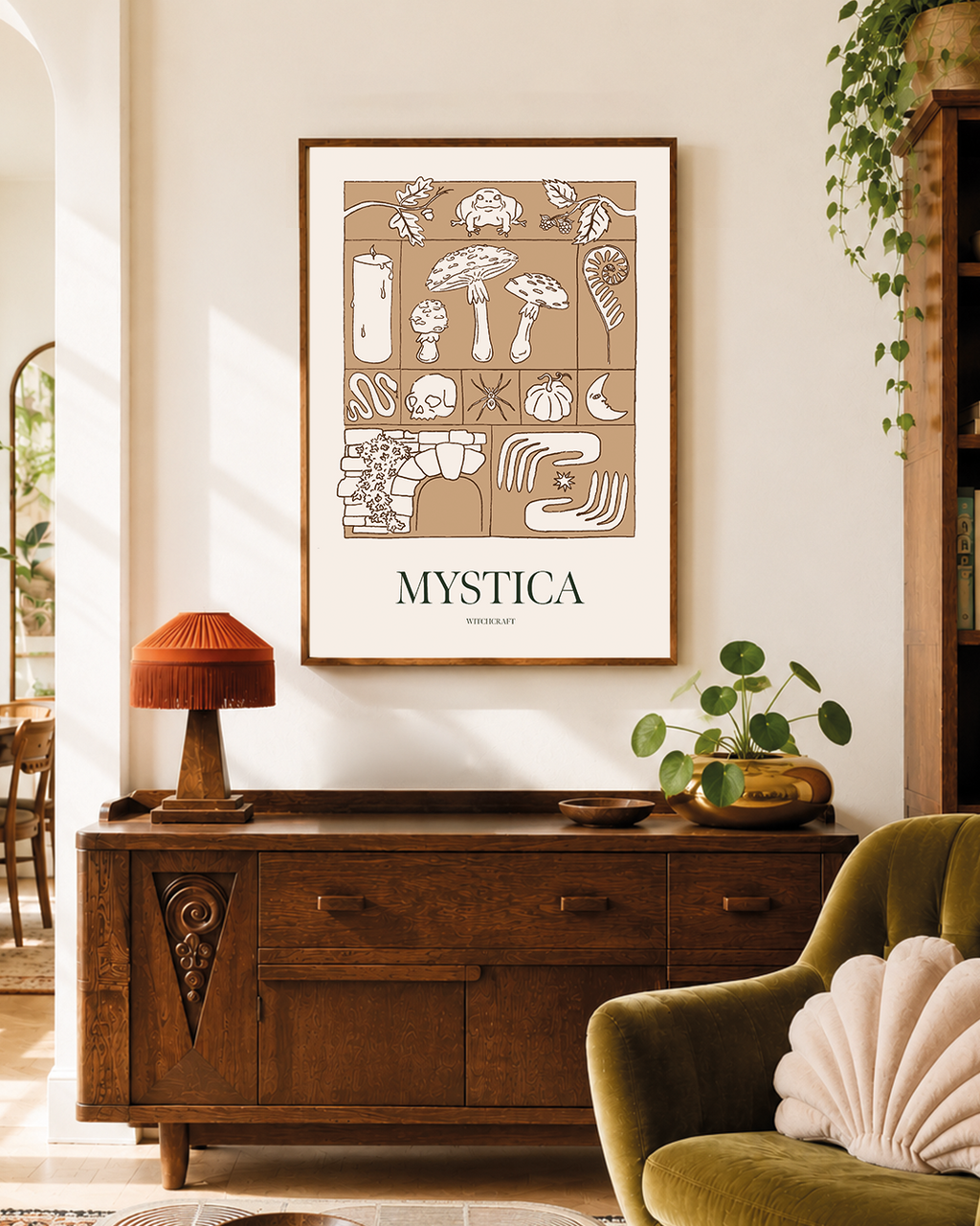 Affiche Mystica Beige