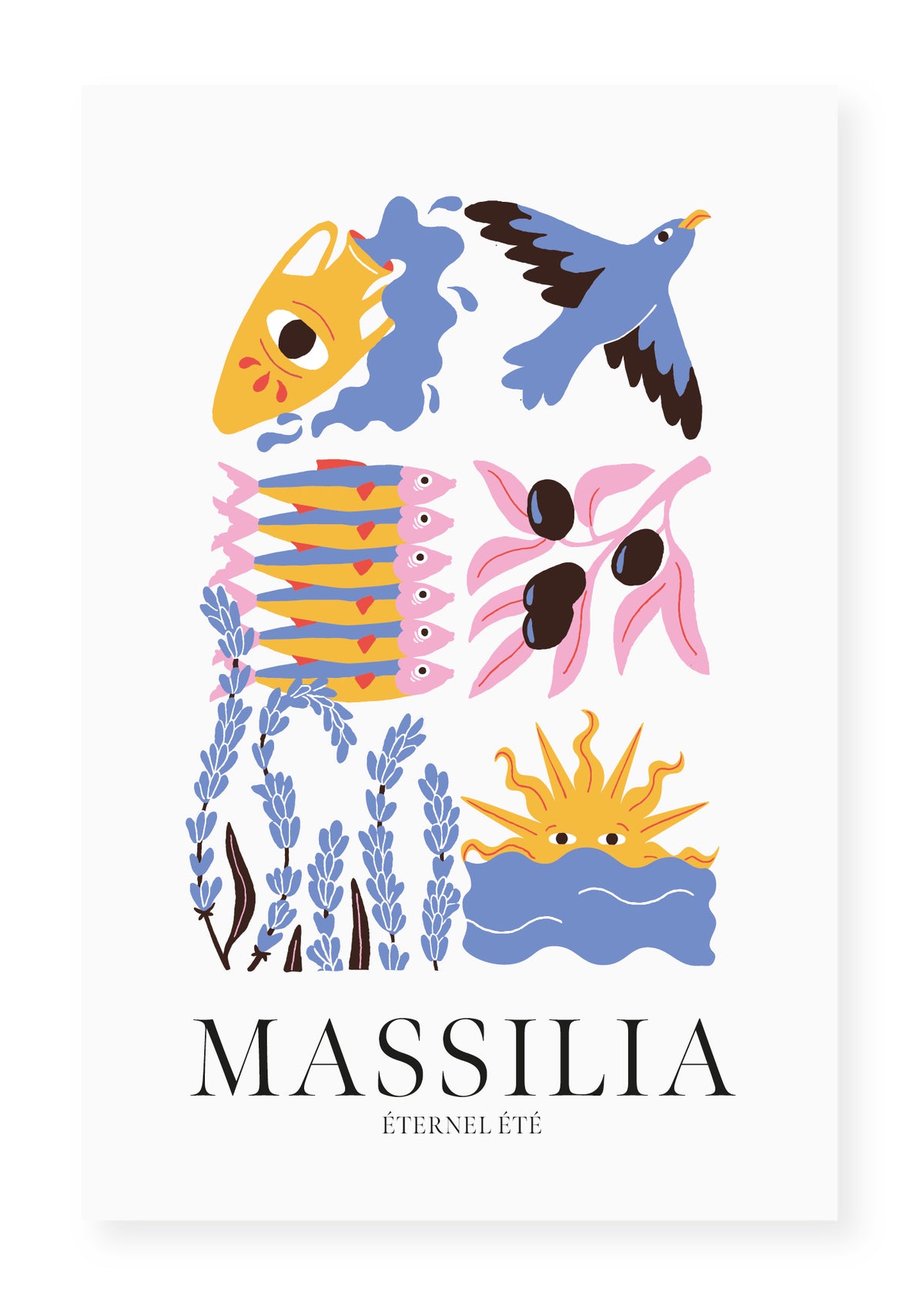 Affiche  Marseille / MASSILIA RJB - Éternel Été