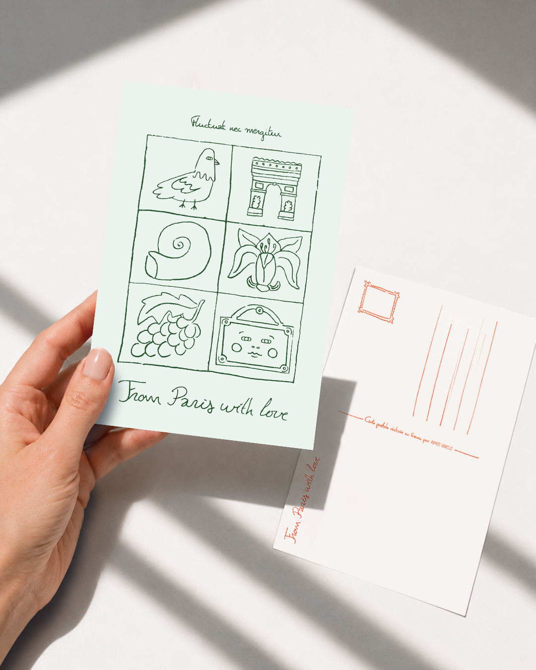Carte postale Paris – From Paris With Love