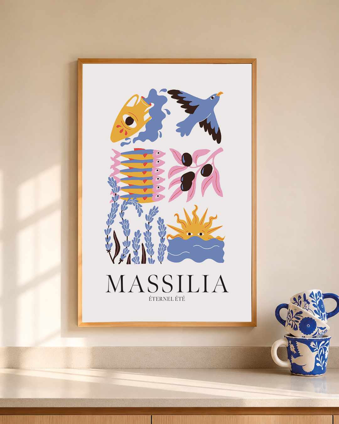 Affiche  Marseille / MASSILIA - Éternel Été uni RJB