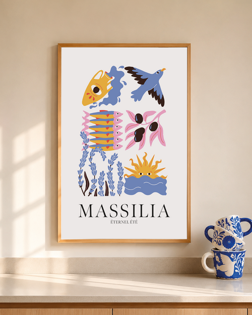 Affiche  Marseille / MASSILIA - Éternel Été uni RJB